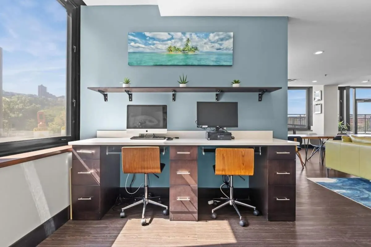 2Br Downtown Apartment With Gym & Deck Pittsburgh Stany Zjednoczone Ameryki